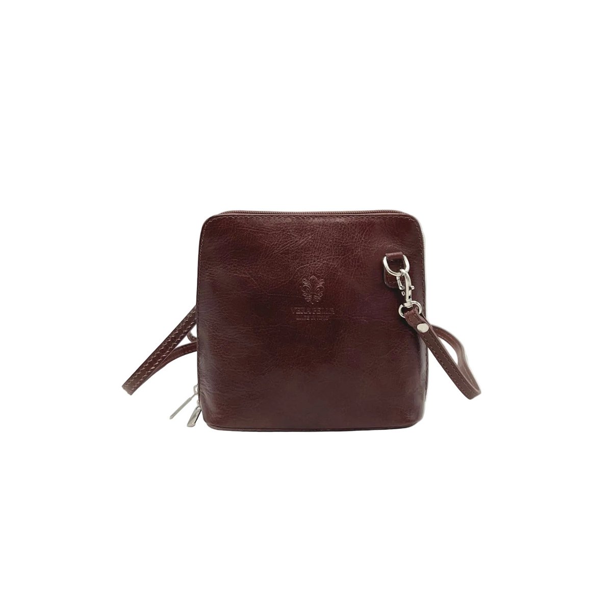 Bolso de Hombro en Piel Verdadera, Made in Italy, art. 112758