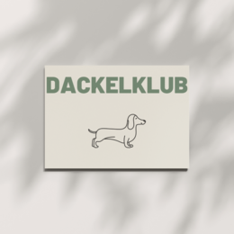 Cartolina - Dachshund Club