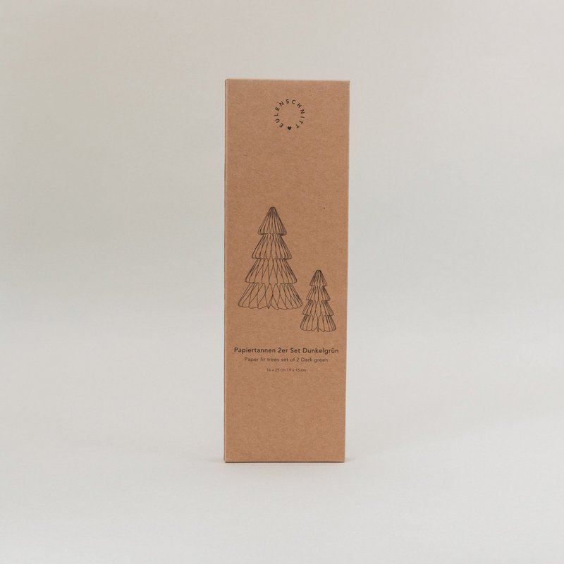 Paper fir 2 Set dark green (PU = 6 sets)