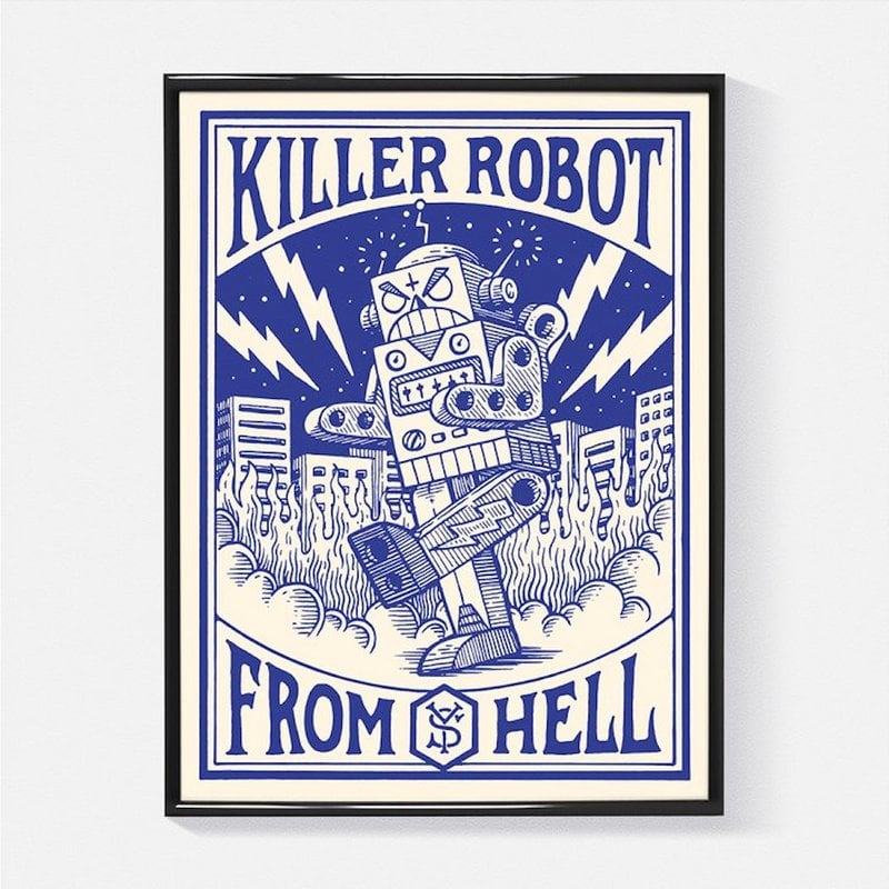 "Killer Robot" tryk
