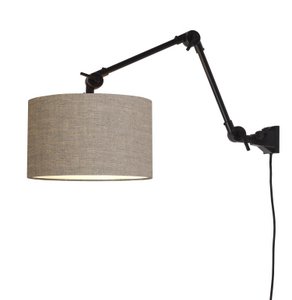 Wandlampe Amsterdam kap 3220 d.leinen, M