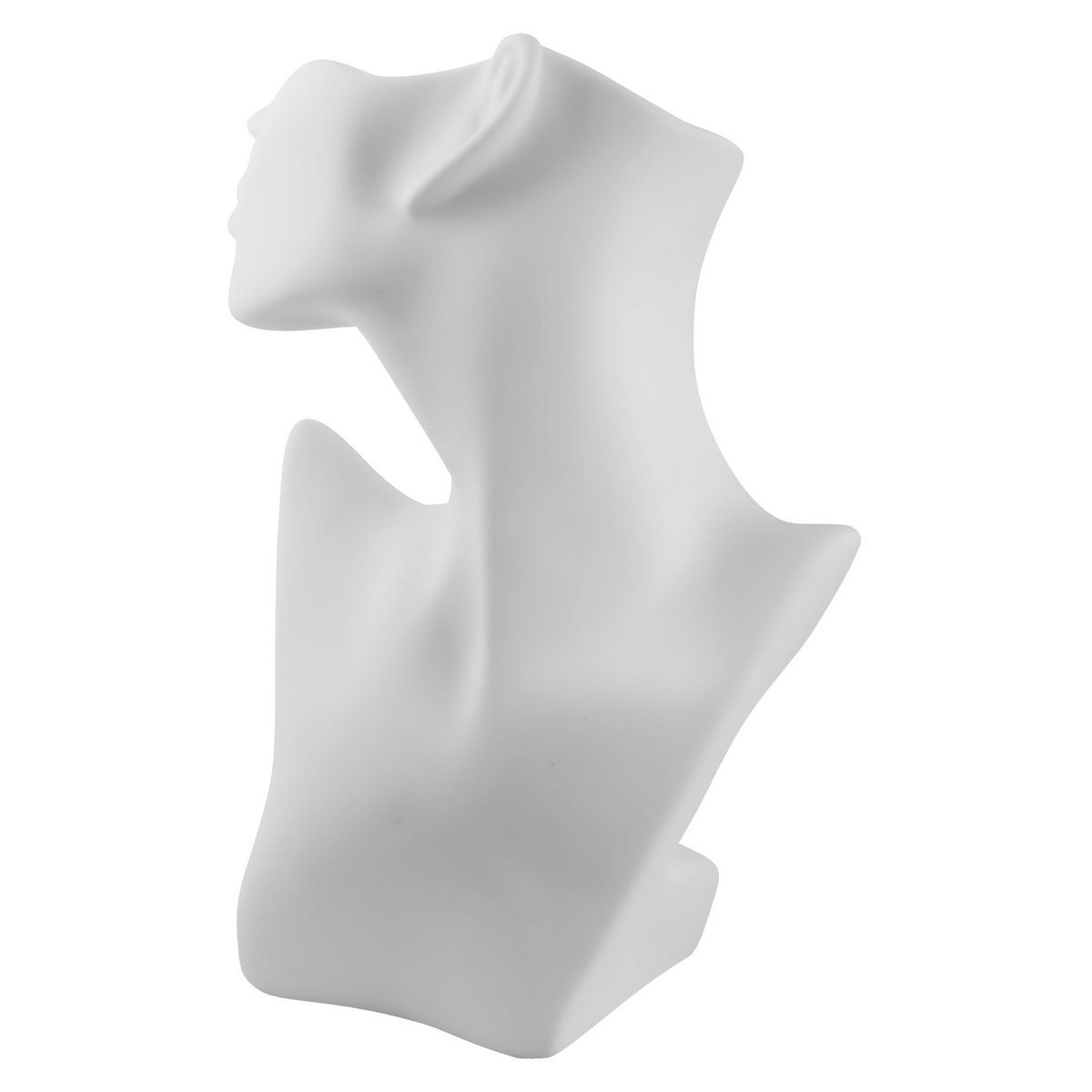 Büste, Kunststoff, weiß, 28 cm x 19 cm x 10,5 cm