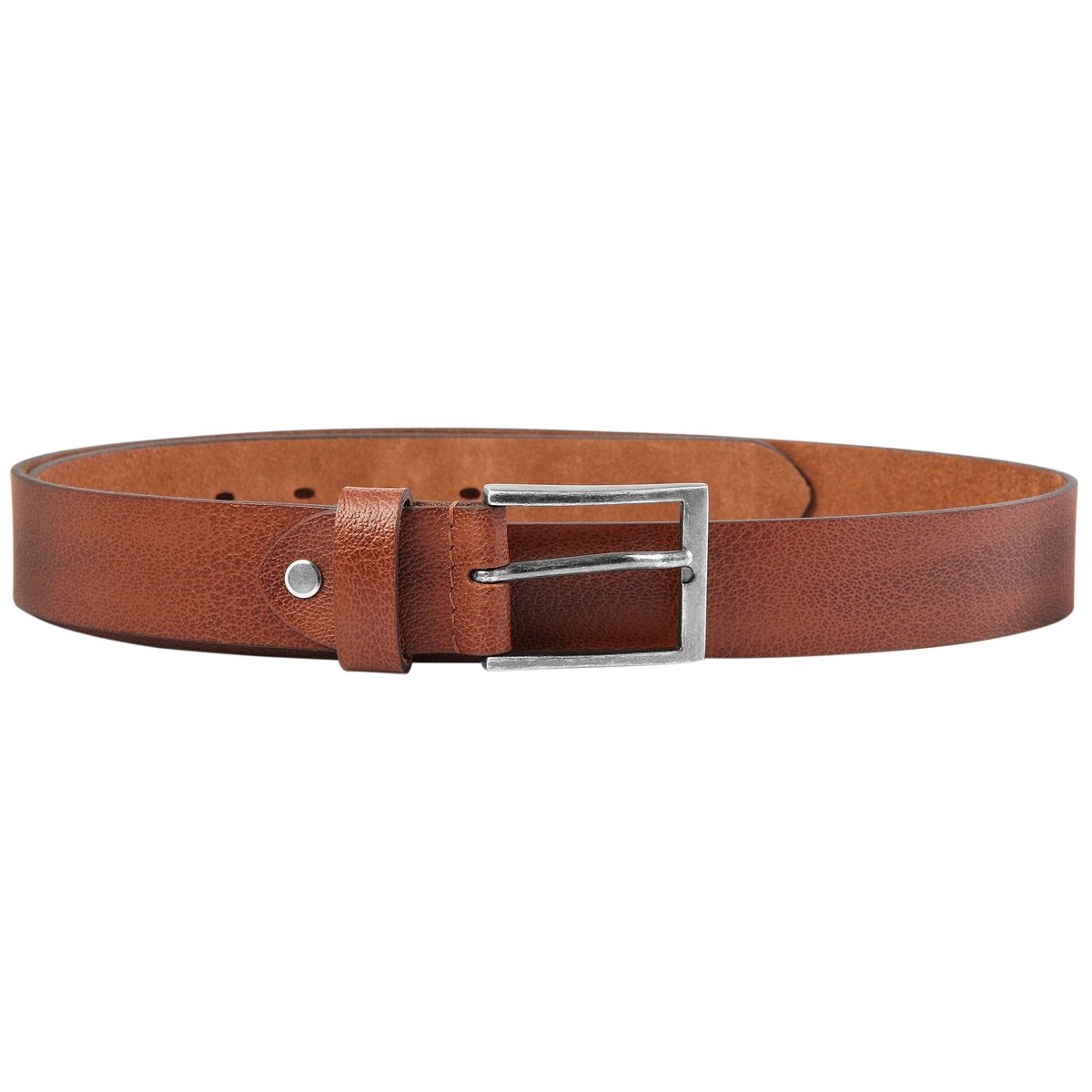Leonardo Verrelli genuine leather belt, brown/tan, can be shortened, 120 cm