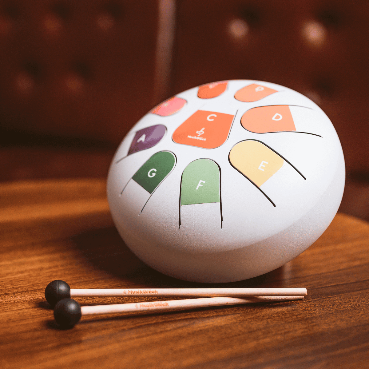 Tambor de lengua "Rainbow Drum" | Tambor infantil | Tambor de lengua colorido | con tarjetas de canciones y partituras coloridas | Instrumento musical infantil | Pan de mano | juguetes musicales