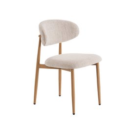 Dining room chair Celia Beige Natural Santi