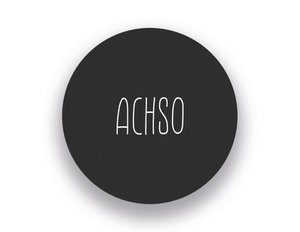 Aufkleber "ACHSO"