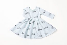 Long-Sleeved Dress with Ernst the Fish