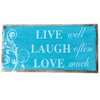 Wanddecoratie Live Laugh Love
