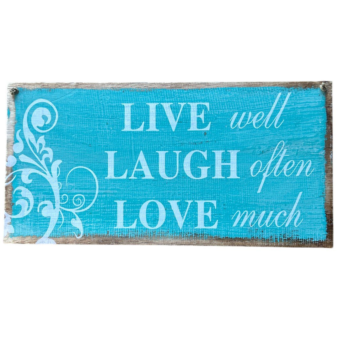 Décoration murale Live Laugh Love
