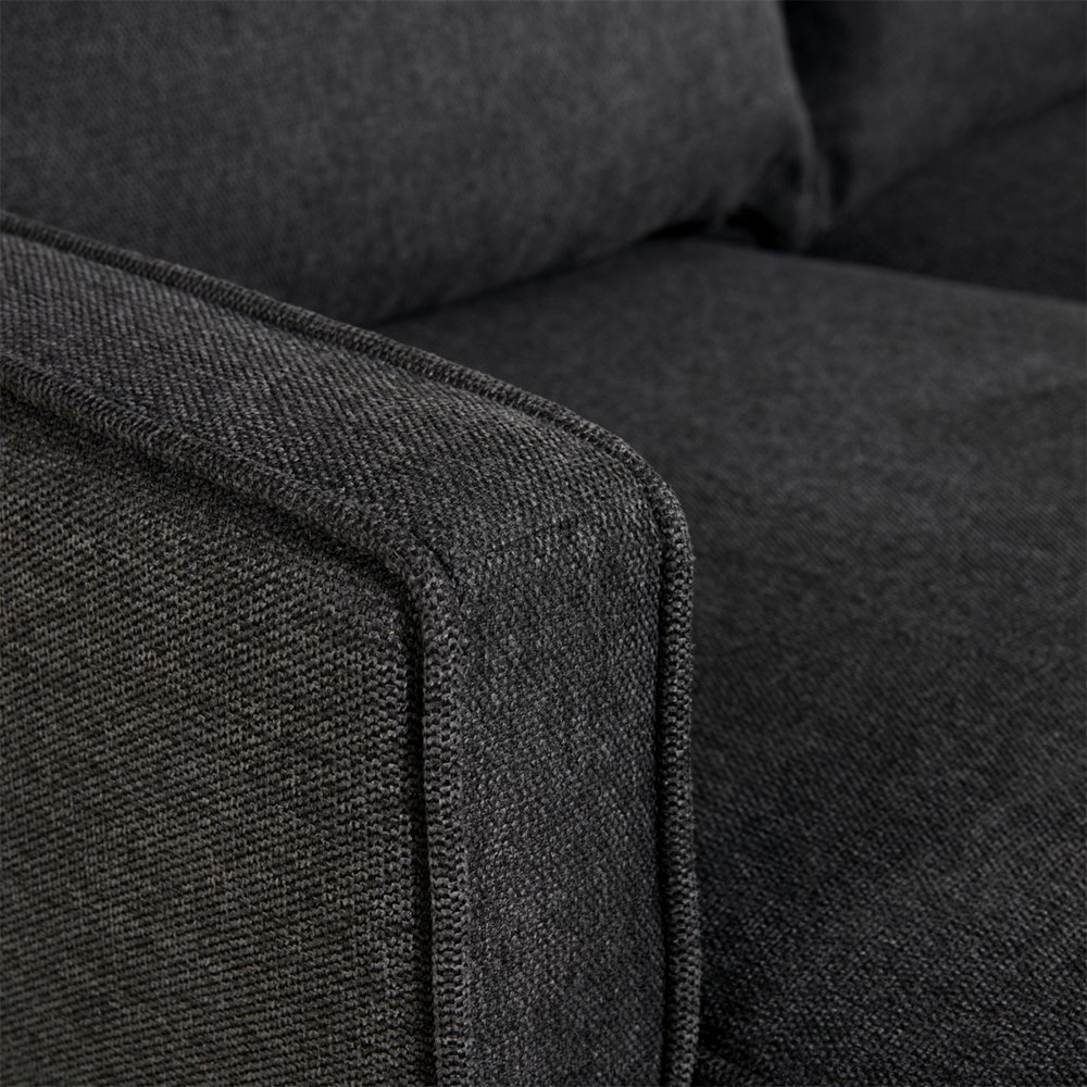 Bento Corner Sofa, Anthracite Linen