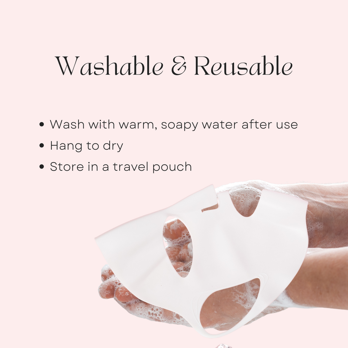 Reusable Silicone Mask