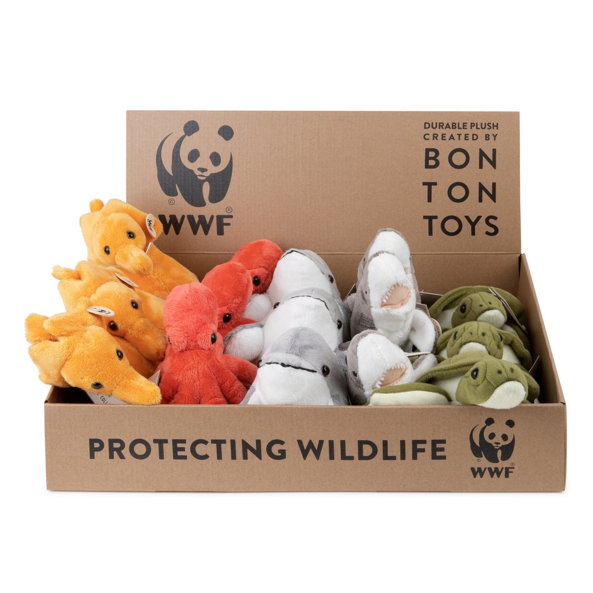 WWF Ocean Dreams - Meerestiere 5 mod. - Arsch. im Display - 15 cm - 15 Stk