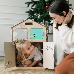 Set - BusyBoard maison natura/menthe et cube créatif