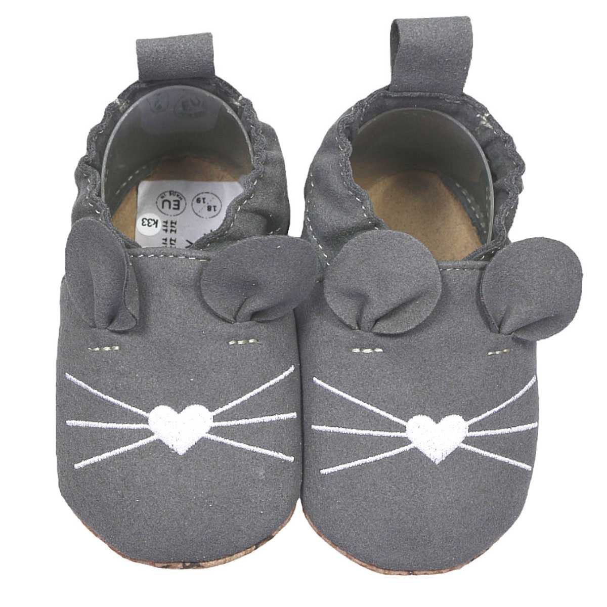 Zapatos infantiles RecyStep Mouse gris