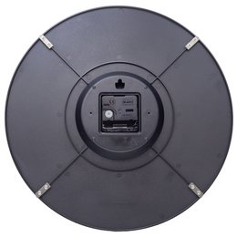 Horloge murale - 35 cm - Dôme Verre - 'Edge Wood Dome'