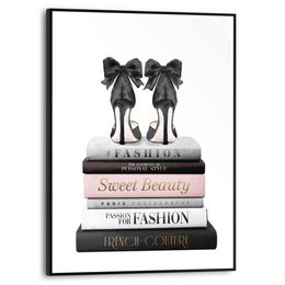 Gerahmtes Bild Slim Frame Fashion Bücher 40x30