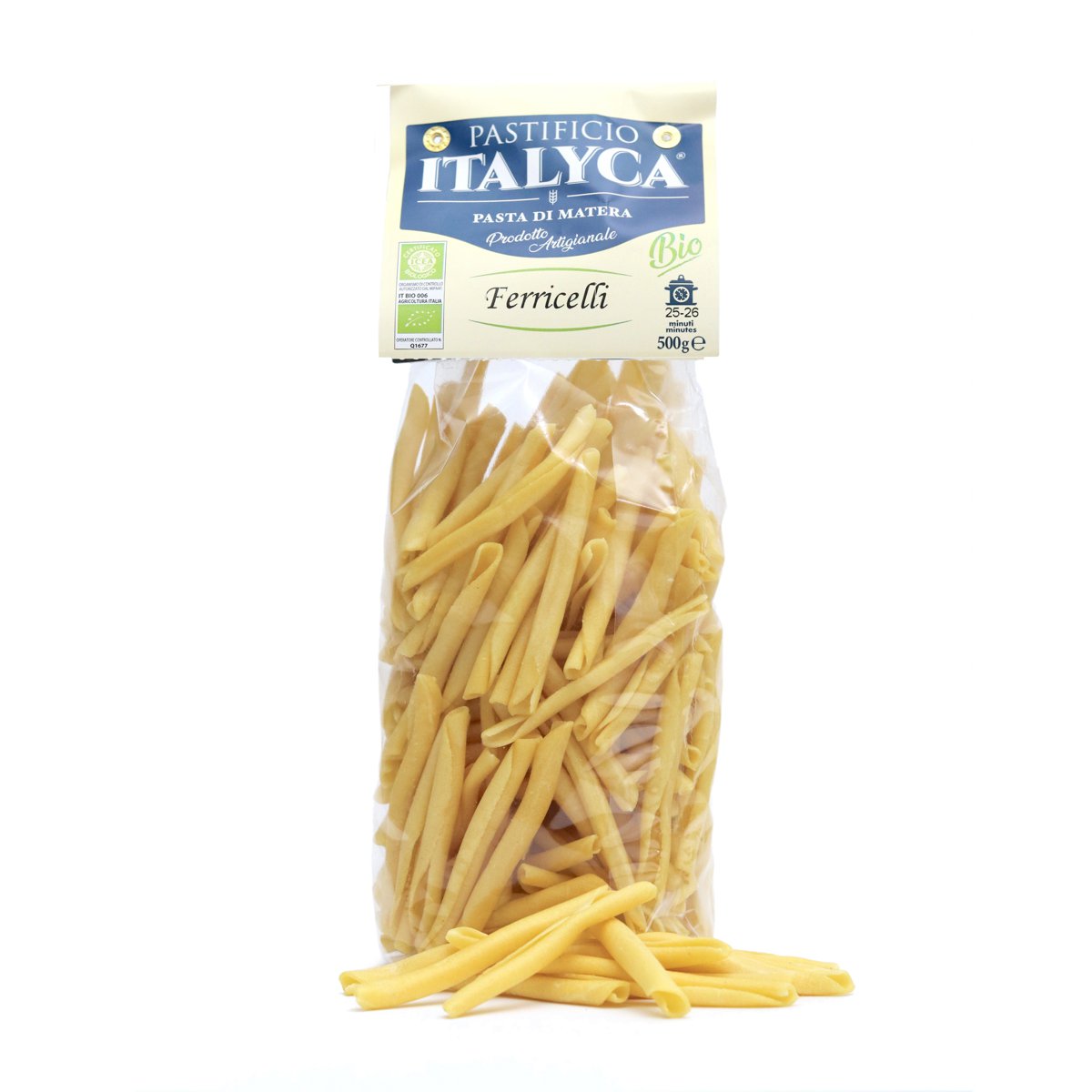 FERRICELLI 500G BIOLOGISCHE AMBACHTELIJKE PASTA 100% ITALIË