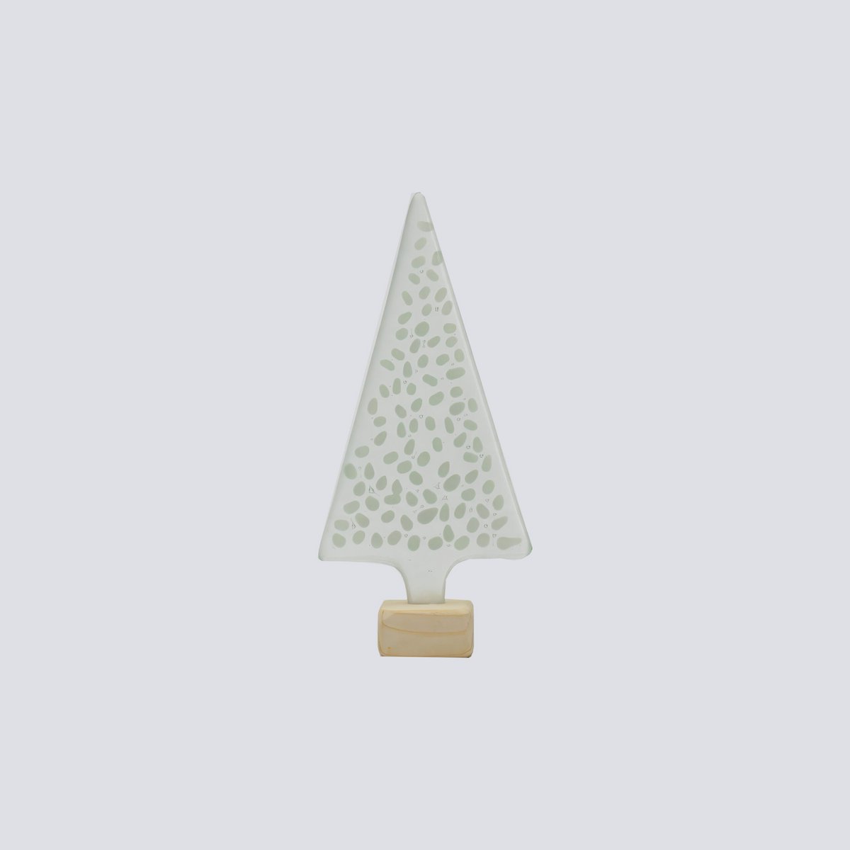 Xmas Tree Small 6x12.5 White Snow