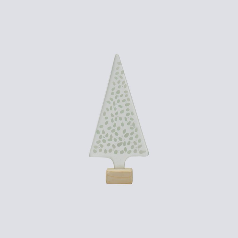 Xmas Tree Small 6x12.5 White Snow