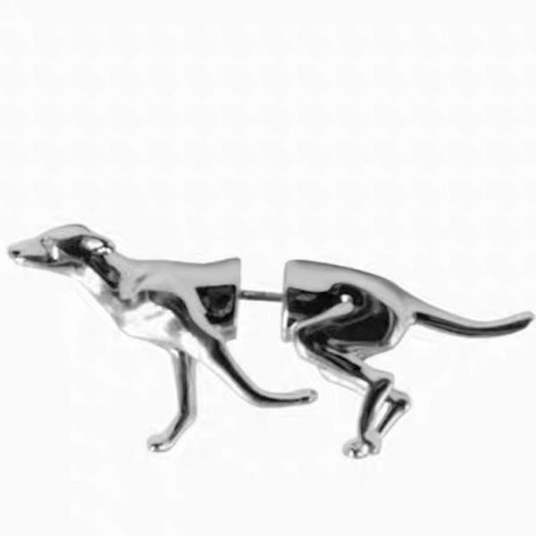 Whimsical Cat & Dog Front Back Earring