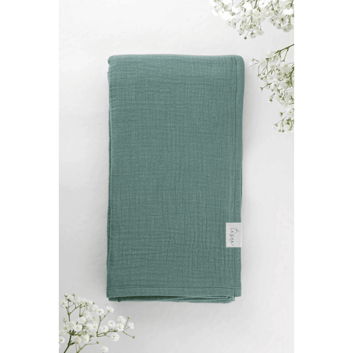 TISU muslin svøb, Mint Green