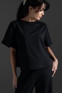 Lounge by Luin T-Shirt, Schwarz