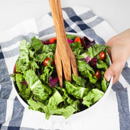 Olive Wood Salad Fork – Handmade Natural Wooden Utensils
