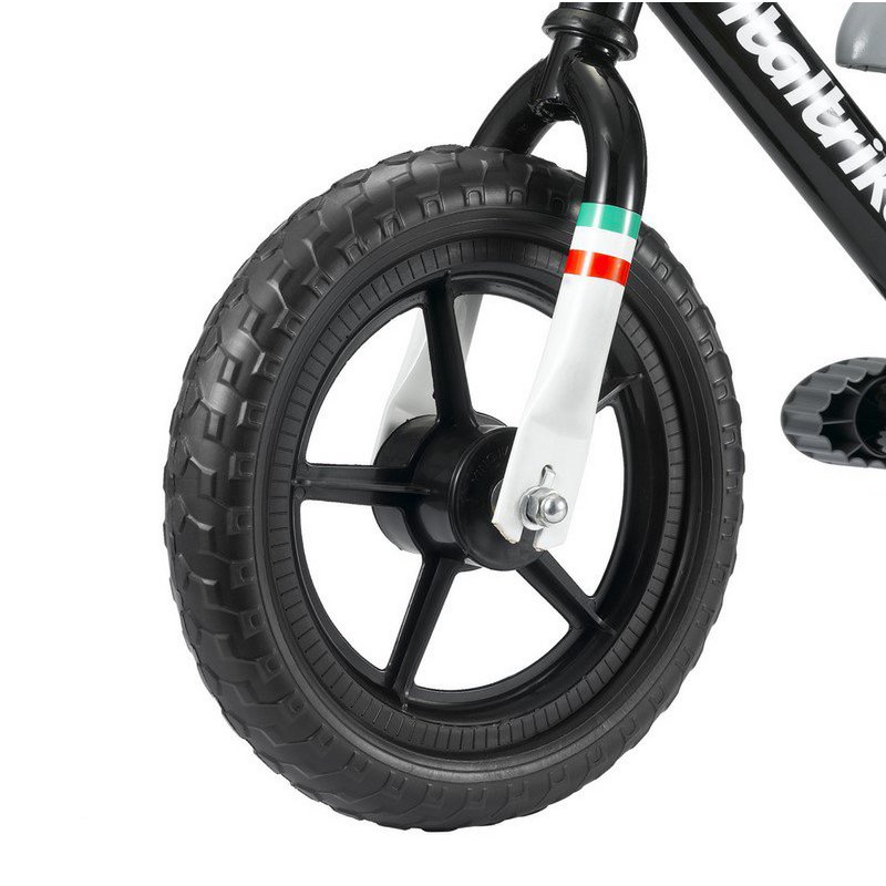 Pista - Balance Bike Steel - EVA Wheels - Black - 2/5 years