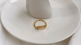 Lucy - Geometrischer Sun Ray Ring