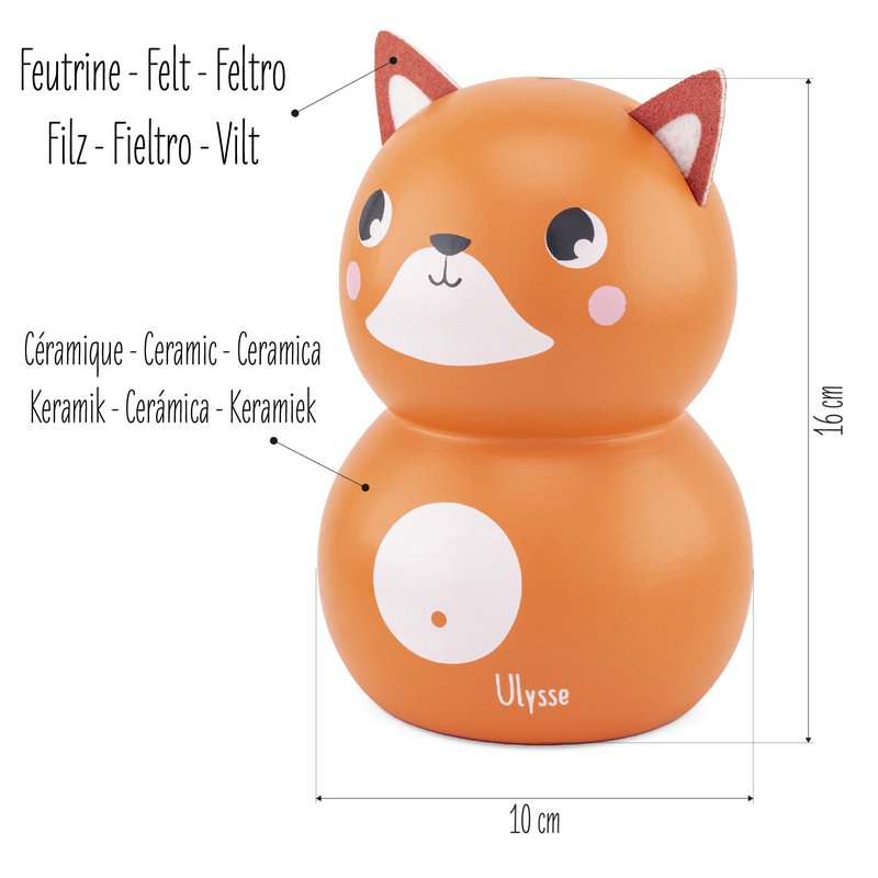 PIGGY BANK: FOX