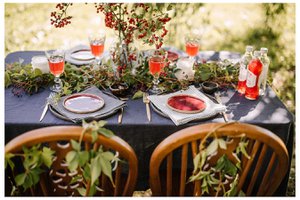 Natural Stonewashed Charcoal Gray Linen Tablecloth
