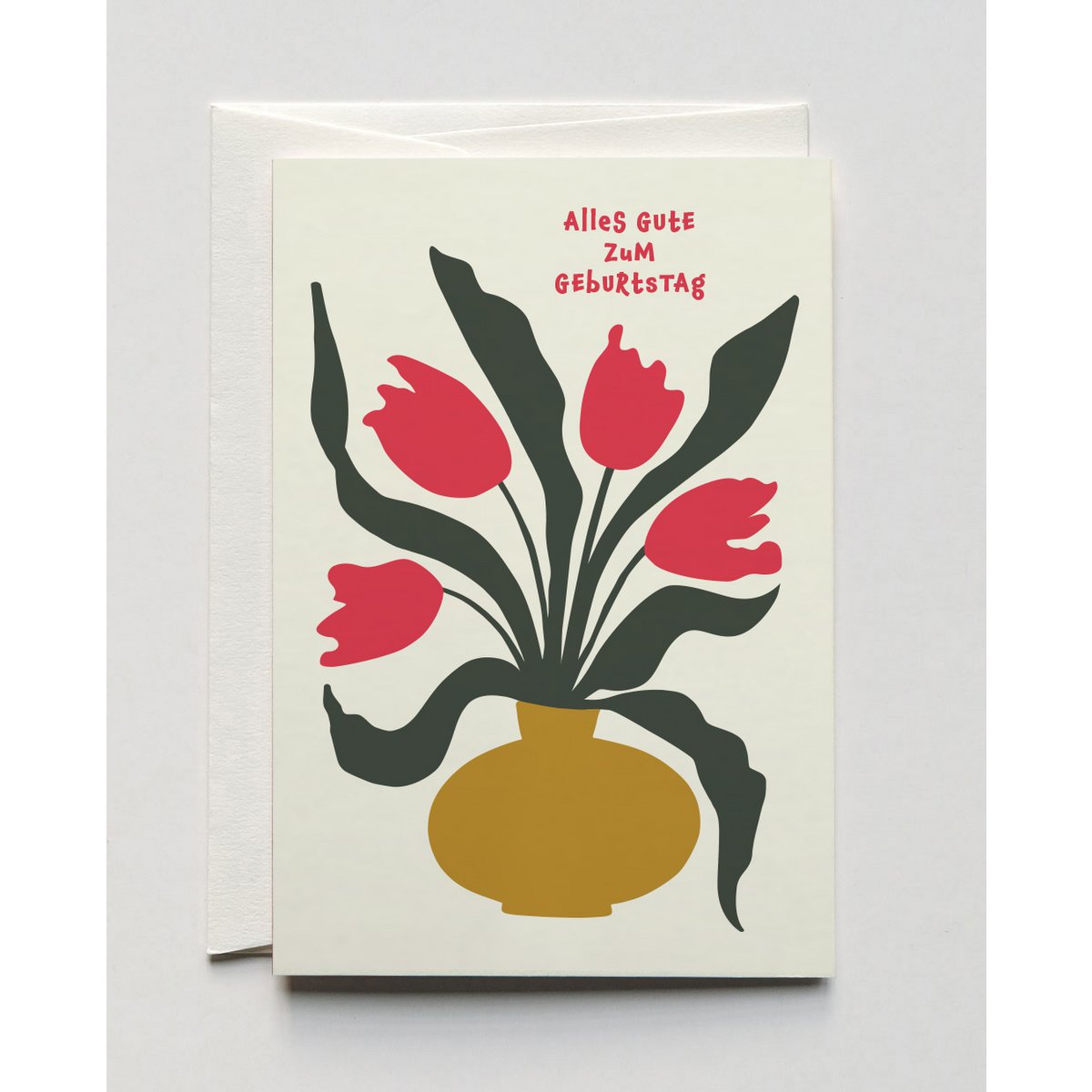 Geburtstagskarte Tulpen