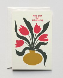 Geburtstagskarte Tulpen