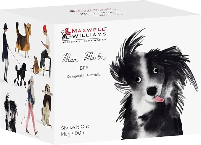 M&W FURRY FRIENDS Mug 400ml, Fashion Poodle, giftbox