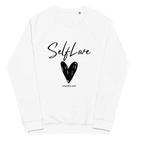 Biologisch sweatshirt SELF LOVE Unisex biologisch raglansweatshirt