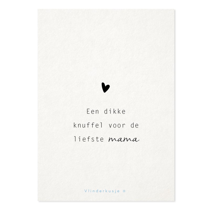 'Liebste Mama' / Postkarte Trost & Liebe