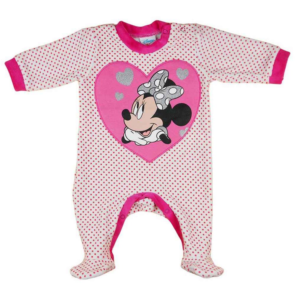 Disney Girls Long Sleeve Romper Pink