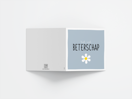 Greeting card Get well soon 'Get well soon'