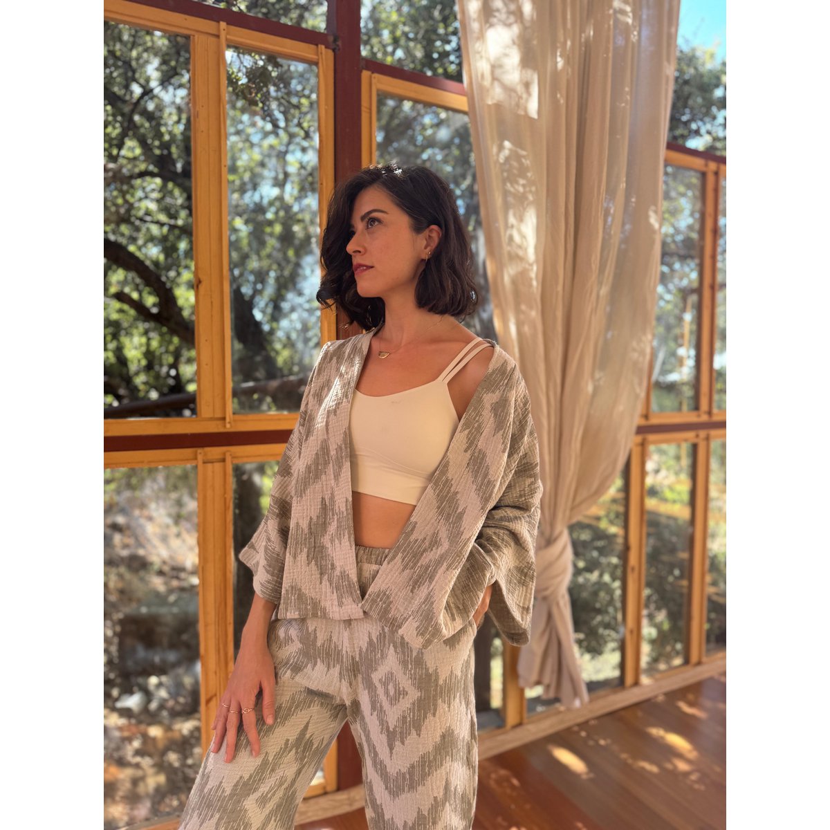 Guru Green Muslin Jacket