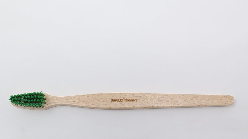 Beech wood adult toothbrush