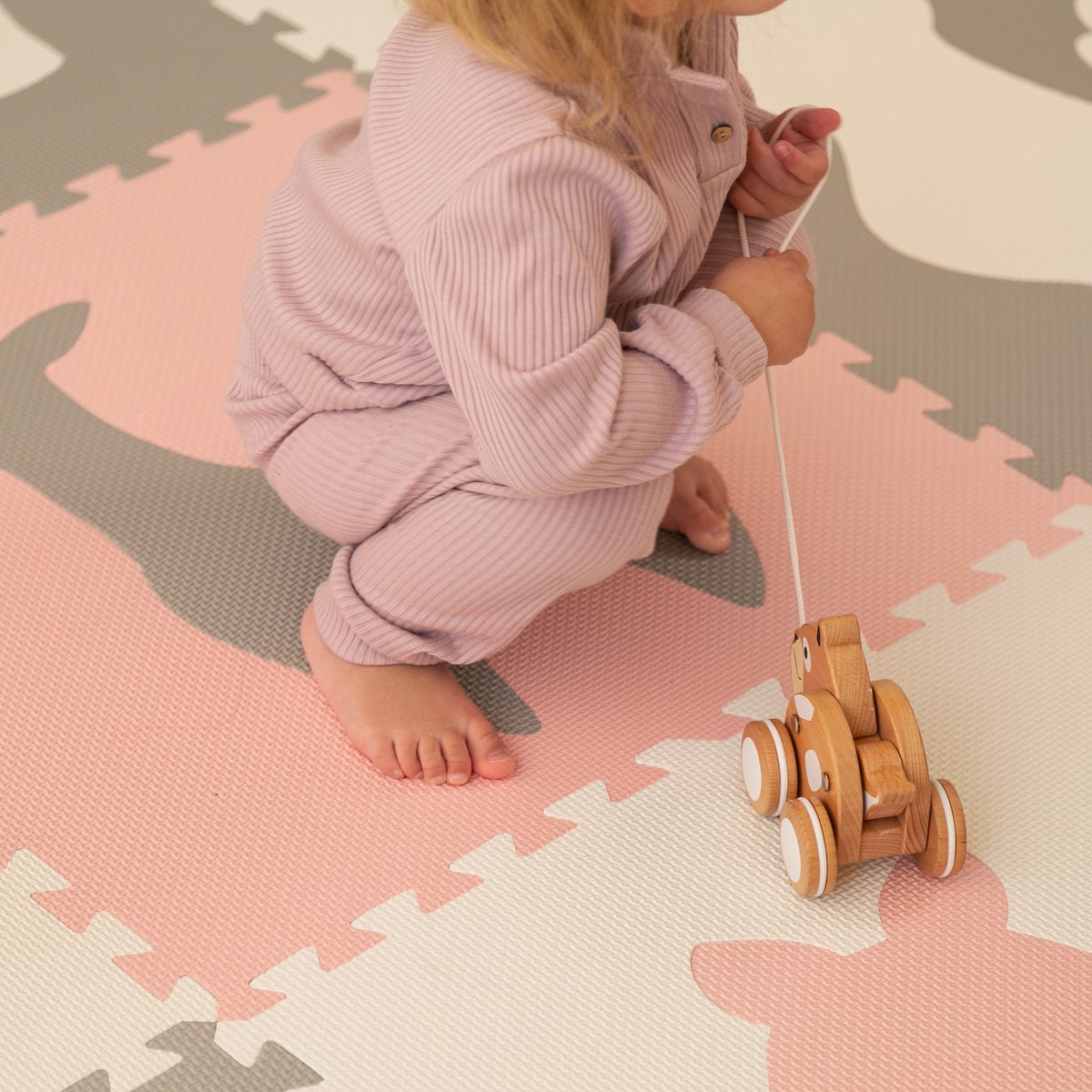 Tapis de jeu en mousse Hakuna Matte XXL «Afrique» 1,8 x 1,8 m