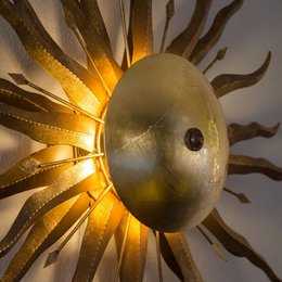 s.luce Diator XL handgesmeed zonneroest en gouden kleuren