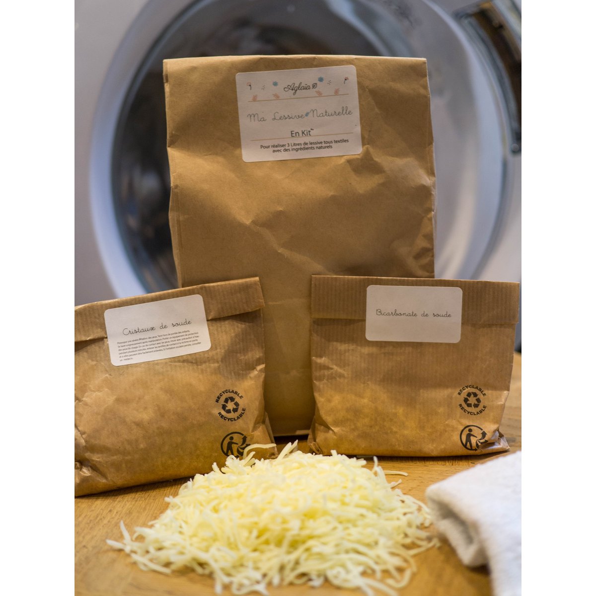 Mit naturlige vaskemiddel i Kit
