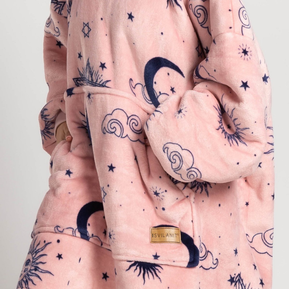 Vitapur - Hoodie blanket + socks - Carrol Pink
