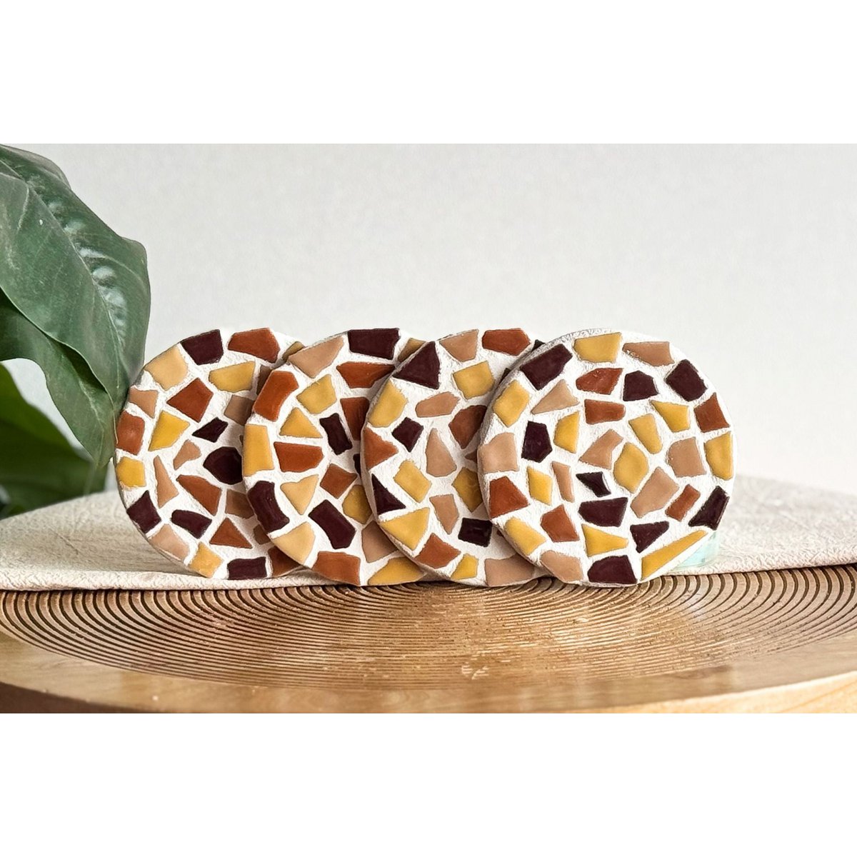 DIY-Paket Mosaik-Untersetzer (inkl. Halter)