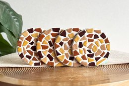 DIY-Paket Mosaik-Untersetzer (inkl. Halter)