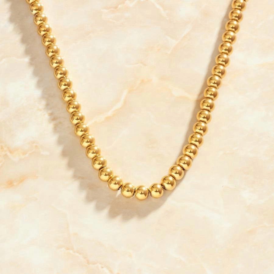 Leonida - Collana con perline a sfera