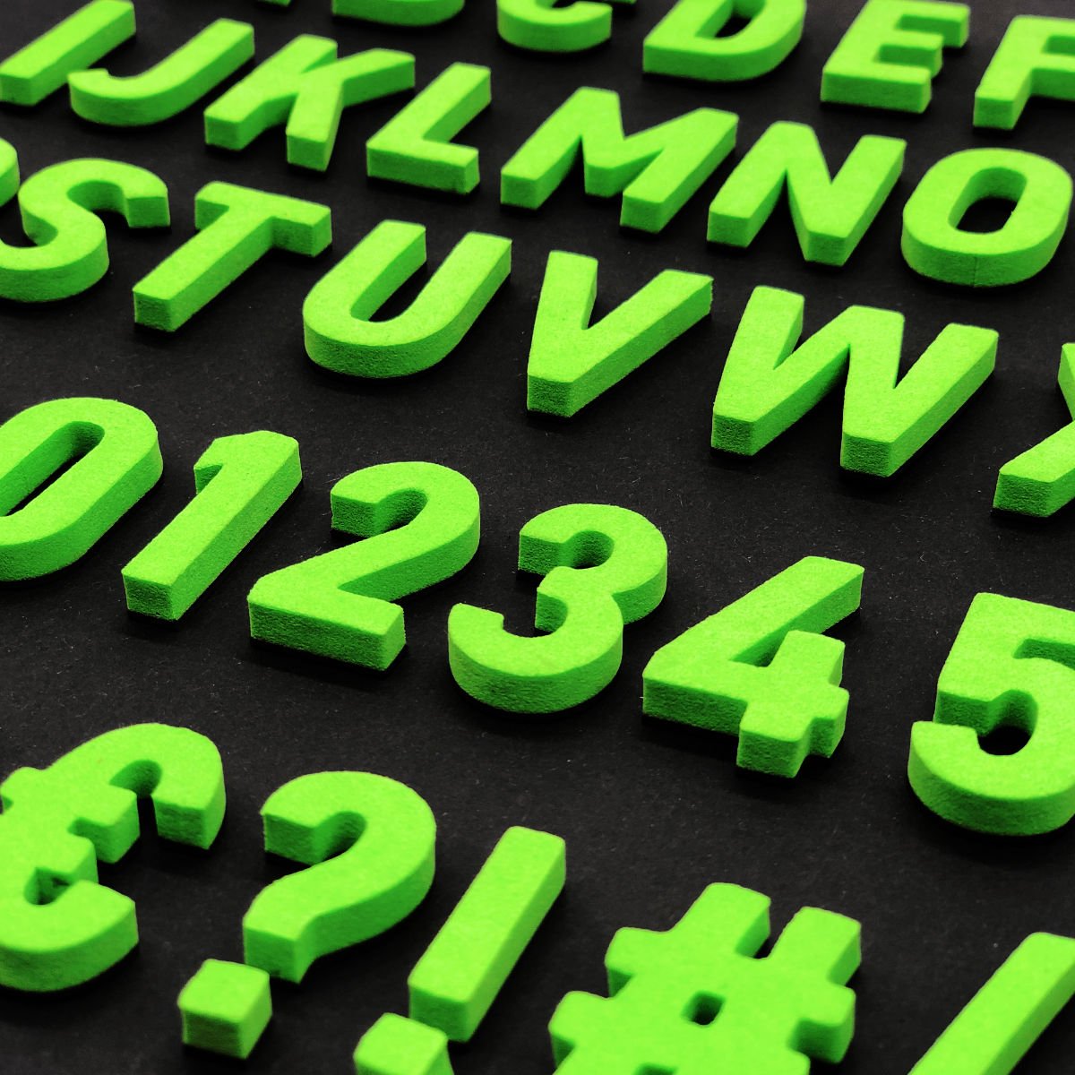 Modern magnetic letters - Unique Colors