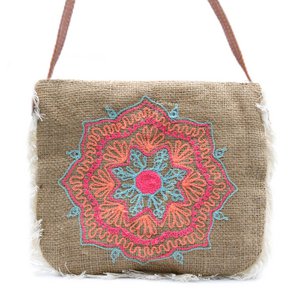 Fab Fringe Bag - Mandela-borduurwerk