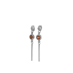 Diamant-Ohrstecker – Silber